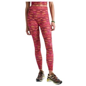 Stance Women's Happenings Freshtek‎ 7/8 Pink Orange Leggings XS